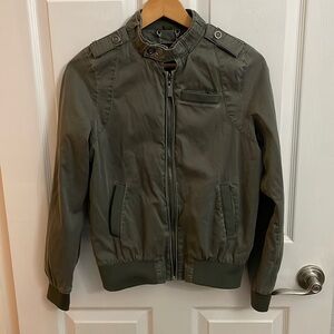Jou Jou Army Green Bomber Jacket